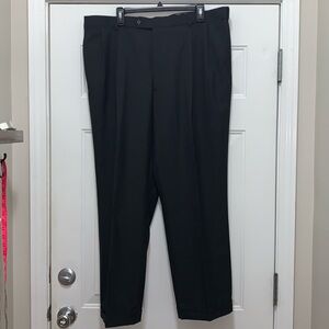 3/$15 Men's Bernhard Altmann size 40/30 wool blend black cuffed dress pants